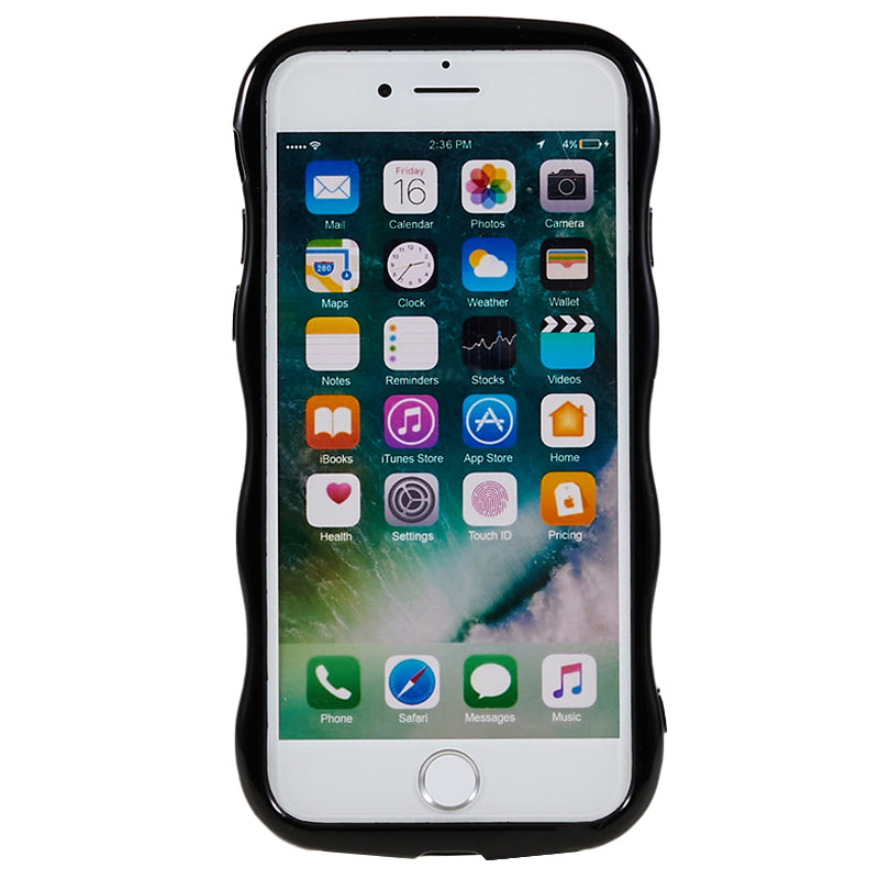 Shockproof Case for iPhone 7/8/SE (2020)/SE (2022) TPU Protective Shell Wavy Edge Phone Back Cover Shockproof Case for iPhone 7/8/SE (2020)/SE (2022) TPU Protective Shell Wavy Edge Phone Back Cover